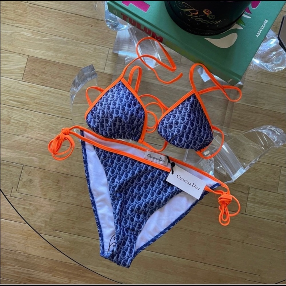 Dior print bikini
